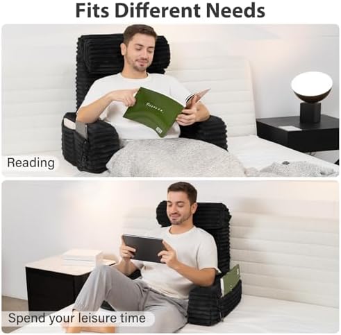 ENITYA 24" XXL Back Pillow for Bed Sitting Up - Image 4