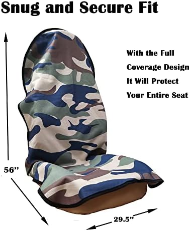 Car Seat Cover Protector Front Seats, - Image 3