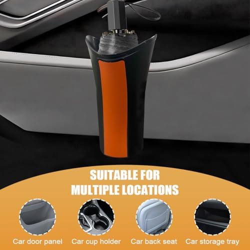 Car Umbrella Storage Bucket, Waterproof & Leakproof Auto Front Back Seat Door - Image 5