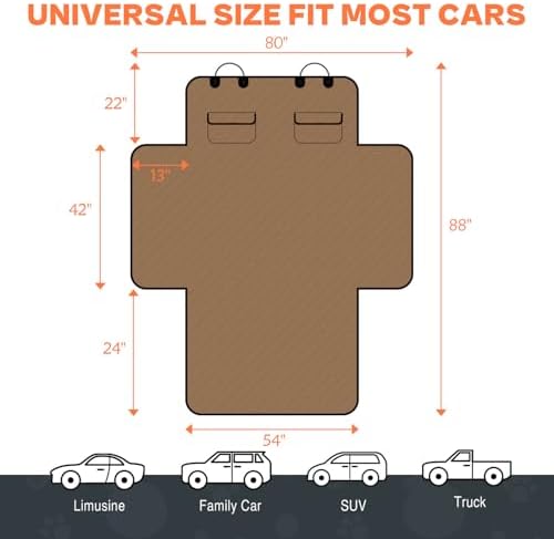 IVY&LANE SUV Cargo Liner for Dogs, Waterproof Trunk Cover Dog Car Seat Mat for - Image 2