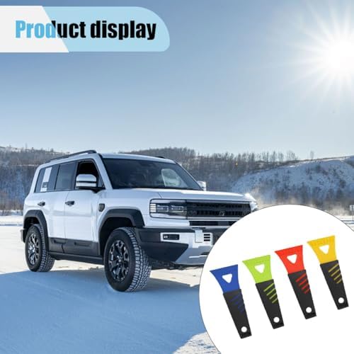 4PCS Ice Scraper for Car Windshield, No Scratch Plastic Ice Shovel Tools for - Image 6