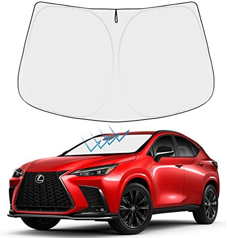 Proadsy Custom Fit 2016-2022 Lexus RX Windshield Sun Shade, Blocks Heat by Proadsy