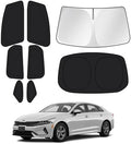 Canvcle Window Shades for 2021-2026 Kia K5 Accessories Windshield Sun Shade by Canvcle
