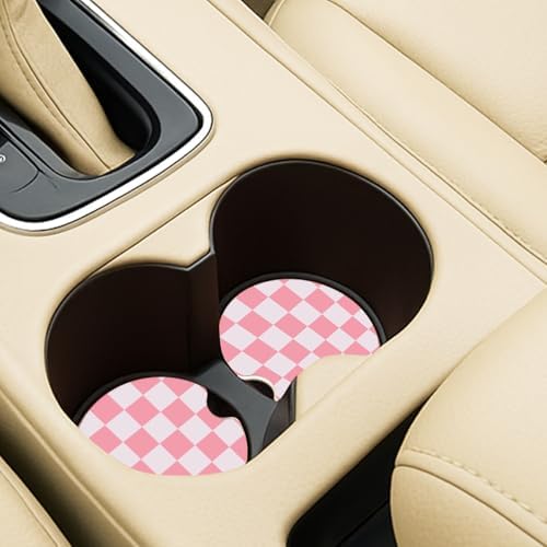 Ceramic Car Coasters – Absorbent Car Cup Holder Coaster Set - Image 4