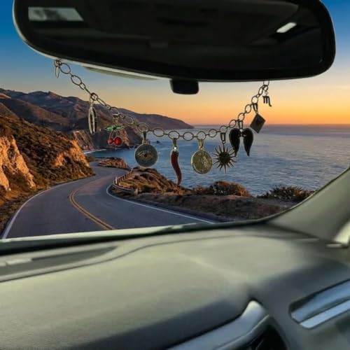 Set of 10 Rearview Mirror Charm Hanger Blanks Large, DIY Auto Interior - Image 4