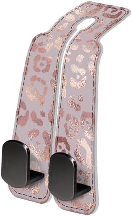 PU Leather Car Seat Hook, Storage Headrest Hanger, Cute Car Backseat Organizer by Unknown