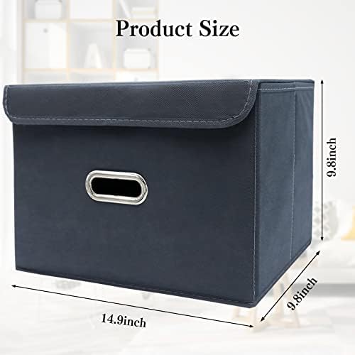 STOREONE Fabric Storage Cube Bins Foldable Organizer Container Collapsible - Image 2