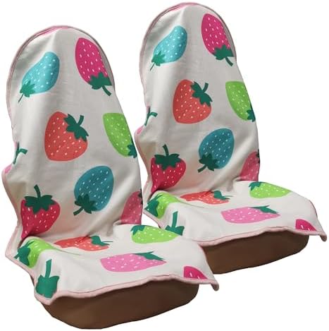 Car Seat Cover Protector Front Seats, by LoyaGour