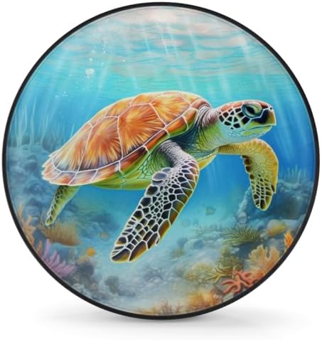 Spare Tire Cover Underwater Sea Turtle Wheel Covers Protectors Waterproof - Image 2