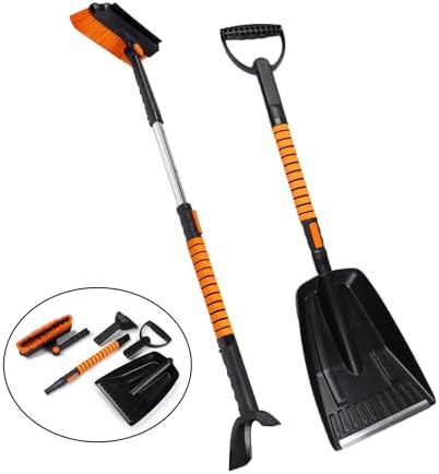 41" Extendable Snow Brush & Ice Scraper by Naamotomox
