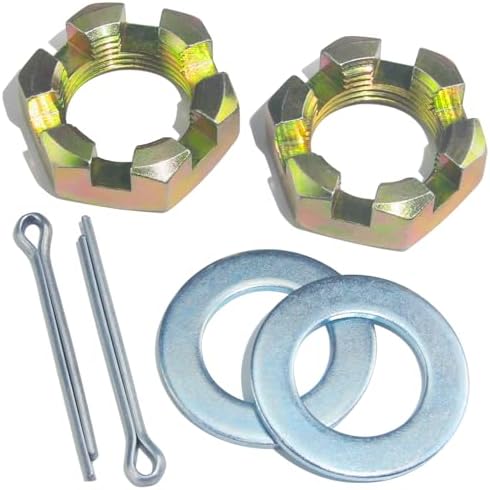2Sets 1'' Trailer Axle Nut Kits Galvanized by GREPSPUD