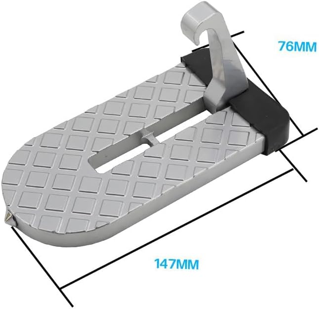 Car Door Step with Glass Breaker Safety Hammer & Roof Rack Access, Car - Image 3