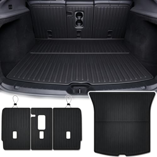 Tesla Model Y Juniper Trunk Mats Set 2026 2025（Only Fit Standard） by WAYIDSS