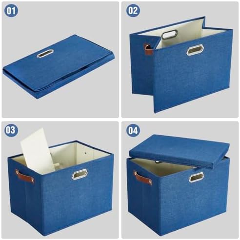17" Large Fabric Storage Box - Image 6