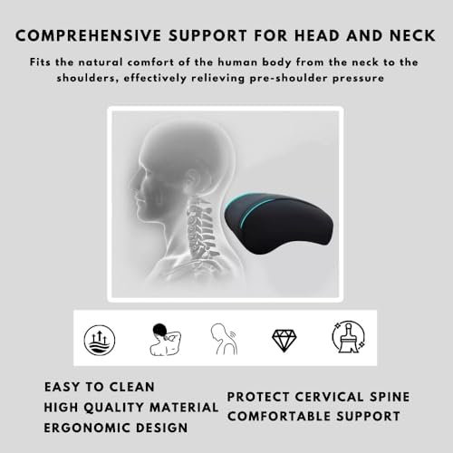 Car Headrest Neck Pillow Support Ergonomic, - Image 2