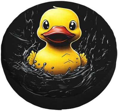Funny Duck Spare Tire Cover Weatherproof Universal Wheel Protectors Cute Duck - Image 3