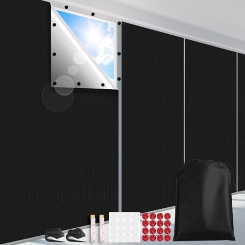 FADOTY 100% Blackout Curtains 2 Pack by FADOTY