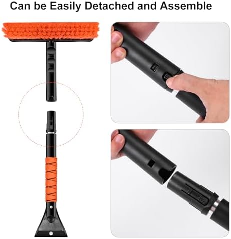 Odoland 33" Extendable Snow Brush - Image 3