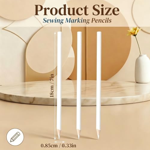Fabric Marking Pencils 8PCS 17.5cm - Image 6