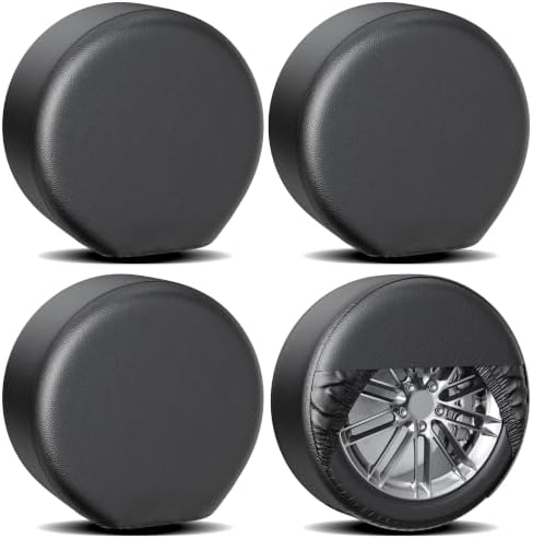 Moonet Thickened PVC Leather Tire Cover, Universal Fit 40-42" by Moonet