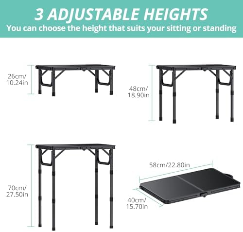 VINTEAM Camping Folding Table - Image 2