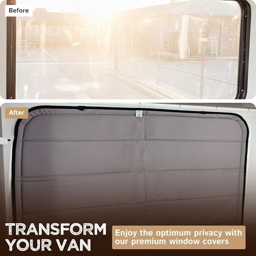 Living in a Bubble Insulated Blackout Rear Left Side Window Cover - Image 4