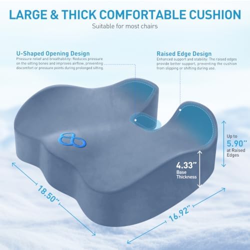 BlissTrends Extra Thick Seat Cushion - Image 2
