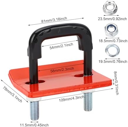 Trailer Hitch Tightener, for 1.25in and 2 Inch Hitches, Anti Rattle Clamp - Image 3