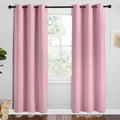 NICETOWN Crystal Pink Room Darkening Curtains, 42 x 78-inch by NICETOWN