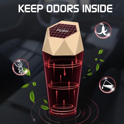 Car Trash Can with Lid, 30 Additional Trash Bags - Image 4