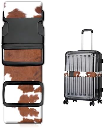 Luggage Straps for Suitcases, Heavy Duty Travel Belt by JYCardPKT
