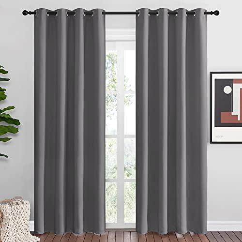 NICETOWN Gray Blackout Curtains by NICETOWN