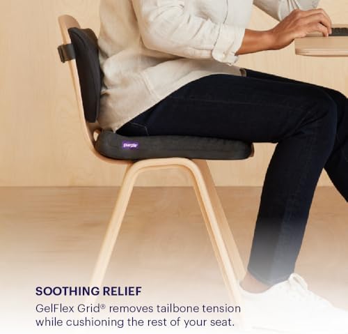 Purple Simply Seat Cushion, Lightweight 1.25" Low-Profile Gel Seat Cushion - Image 5