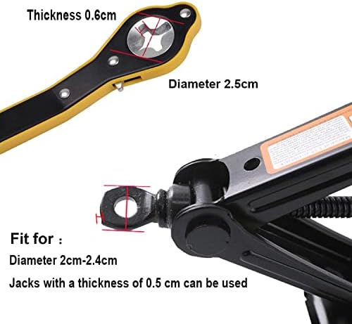 Angchun Car Jack Wrench, Labor-Saving Ratchet Wrench - Image 3