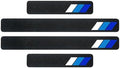 ZIMISI 4PCS Tri-Color Door Sill Protectors, Anti-Scratch Carbon Fiber Entry by Unknown