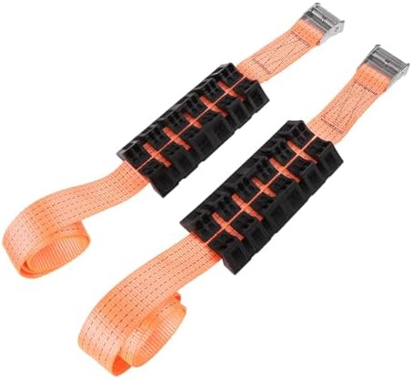 2 Pcs Snow Tire Strap, Tire Traction Straps Strong Grip Get Unstuck From Snow by UPALDHOU