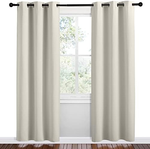NICETOWN Natural Room Darkening Curtains - Image 2