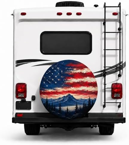 Spare Tire Cover, 420D Oxford Fabric Waterproof Tire Cover by Unknown