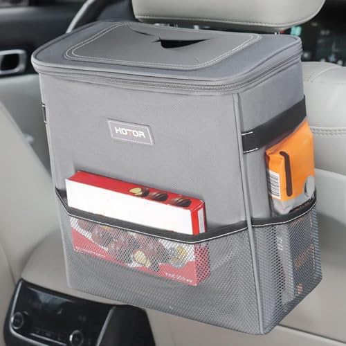 HOTOR Car Trash Can, Leakproof Car Organizer by HOTOR