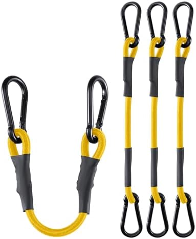 8 Pack 36" Heavy Duty Bungee Cords by LuckyStraps