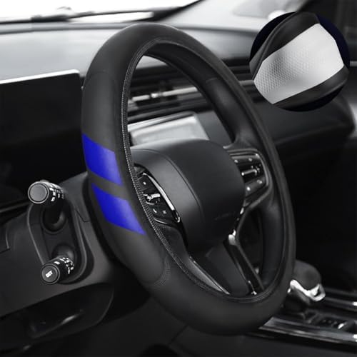 Leather Steering Wheel Cover 14.5-15 inchCompatible by Unknown