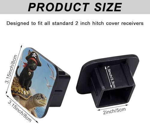 2" Trailer Hitch Cover Rubber Receiver Tube Cap Trailer Hitch Covers - Image 2