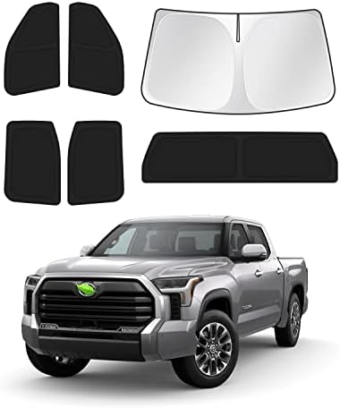 Canvcle Windshield Sun Shade for 2022-2025 2026 Toyota Tundra Sunshade Side by Canvcle