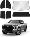 Canvcle Windshield Sun Shade for 2022-2025 2026 Toyota Tundra Sunshade Side by Canvcle