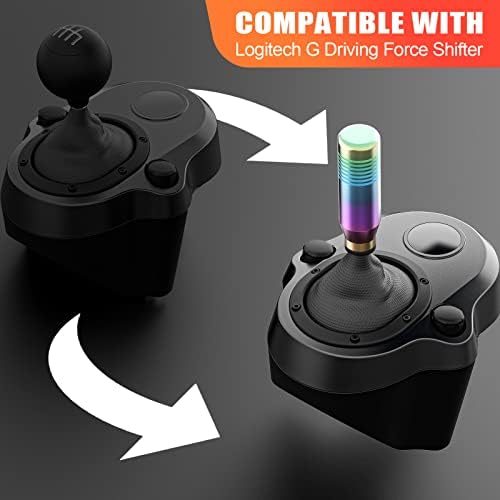 aikeec Gear Shifter Knobs with Adapter Compatible with Logitech G27 G29 G920 - Image 3