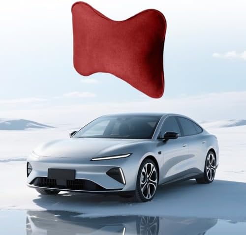 Car Headrest Pillow, Suede Soft Comfortable Breathable Vehicle Seat Neck - Image 6