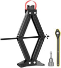 High Lift Scissor Car Jack, 3T Heavy Duty Car Jack, 3/4" Hex Drive by IMAYCC