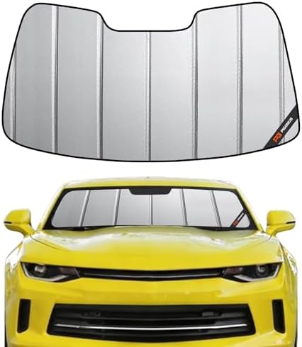 Pigenius Windshield Sunshade for Chevrolet Camaro 2016-2024 Front Window Sun by Pigenius