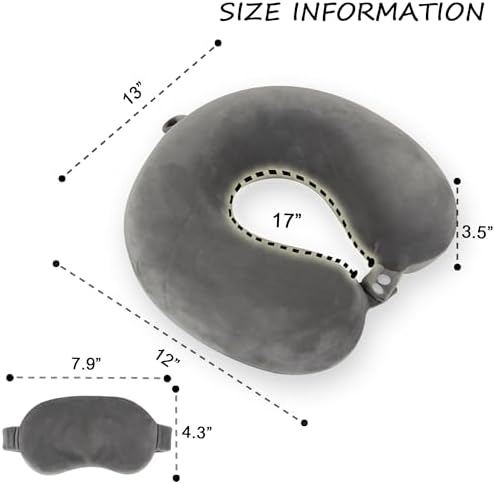 Pure Memory Foam Travel Pillow Set - Image 2