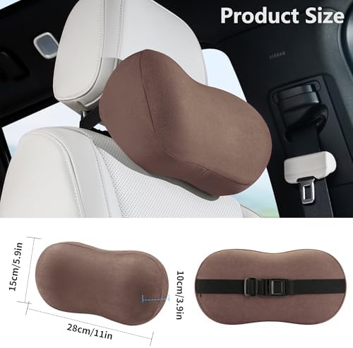 Car Neck Pillow Seat Ergonomic Design Memory Foam, 1 Pack - Image 4